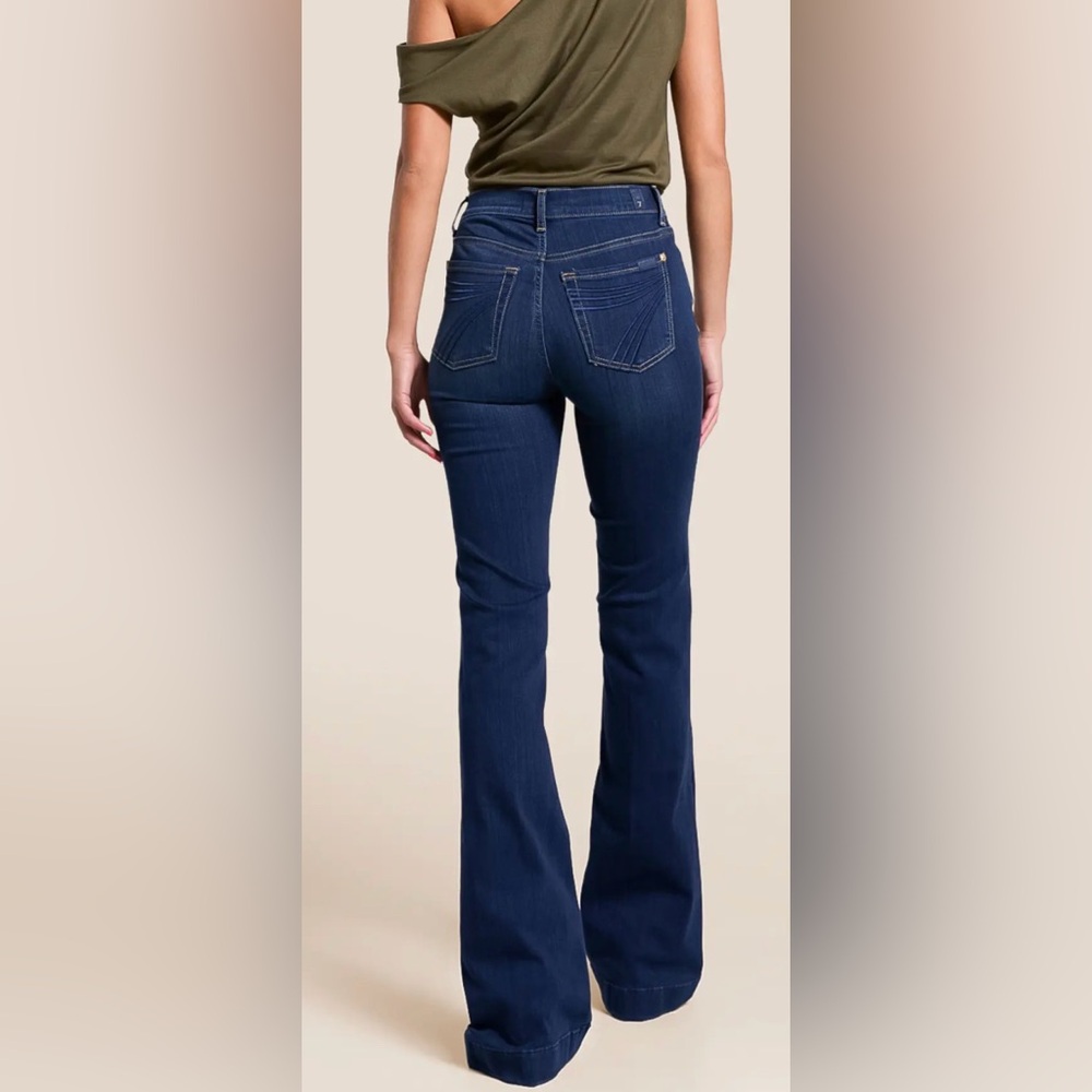 7 For All Mankind Dojo Slim Illusion Trouser Jean Size 24x36